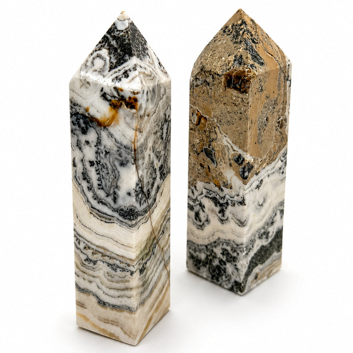 Banded Calcite Tower