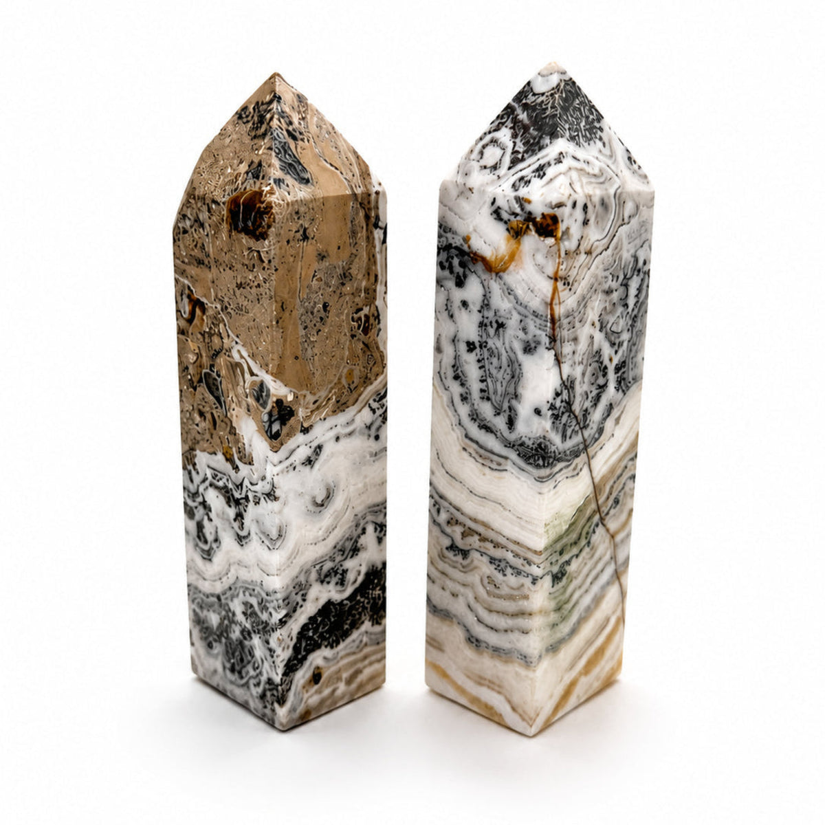 Banded Calcite Tower